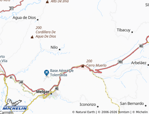 Mapa MICHELIN Los Curos - ViaMichelin