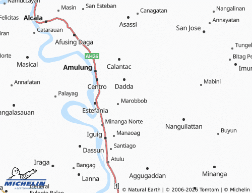 MICHELIN Gangauan map - ViaMichelin