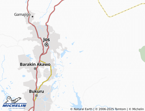 MICHELIN Rafin Sainye map - ViaMichelin