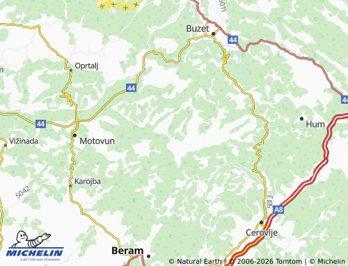 MICHELIN-Landkarte Šćulci - ViaMichelin