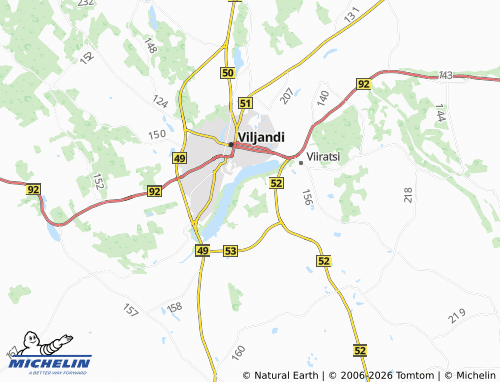 MICHELIN-Landkarte Vardja - ViaMichelin