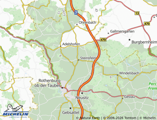 Mappa MICHELIN Steinsfeld - ViaMichelin