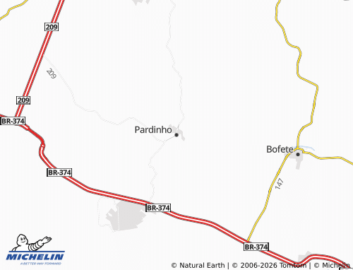 Mapa MICHELIN Pardinho - ViaMichelin