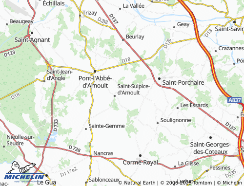 Carte MICHELIN Les Guillons - ViaMichelin