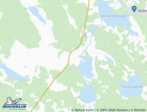 MICHELIN Västra Hjoggböle map - ViaMichelin