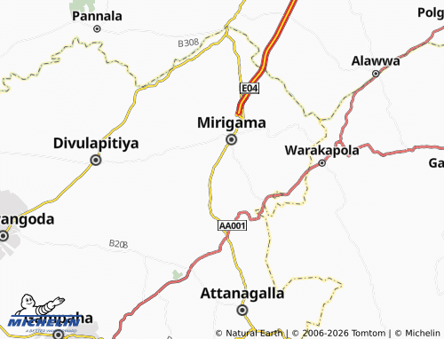 Mappa MICHELIN Handurumulla - ViaMichelin