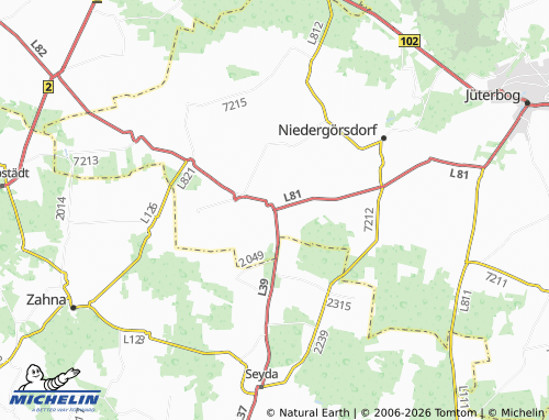 MICHELIN Seehausen map - ViaMichelin
