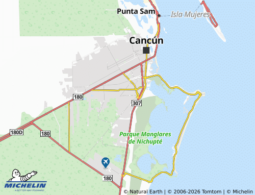 MICHELIN Ampliación Álamos, Región 302 map - ViaMichelin