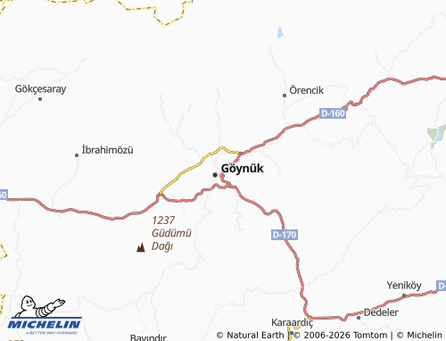 MICHELIN Çeşme map - ViaMichelin