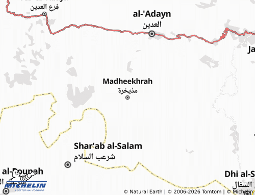 MICHELIN Mudhaykhirah map - ViaMichelin