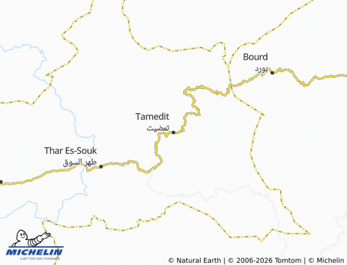 MICHELIN Tamdeet map - ViaMichelin
