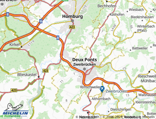 MICHELIN Freudenbergerhof map - ViaMichelin