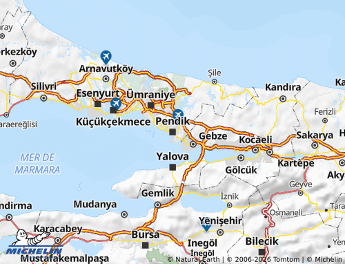 MICHELIN Pendik map - ViaMichelin