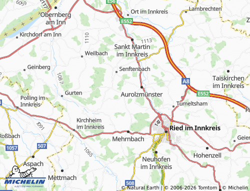 MICHELIN Untereitzing map - ViaMichelin