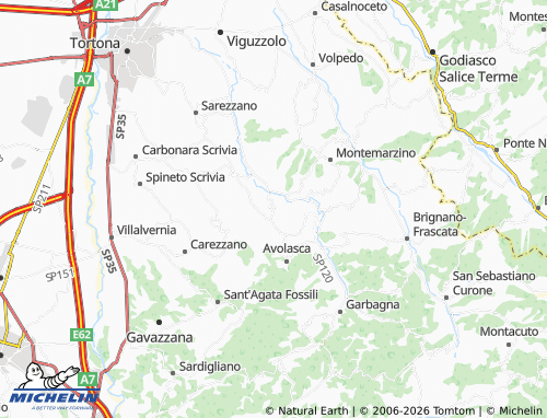 Mappa MICHELIN Montebello - ViaMichelin
