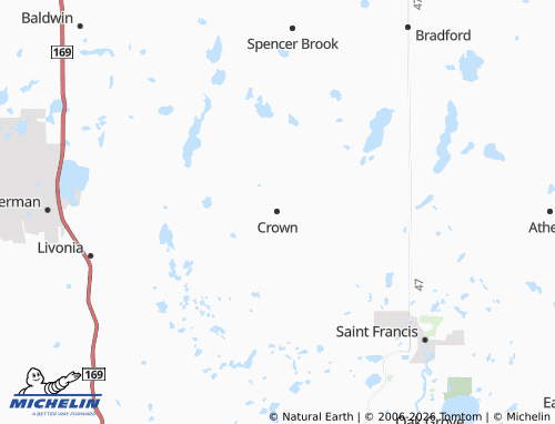 Mappa MICHELIN Crown - ViaMichelin
