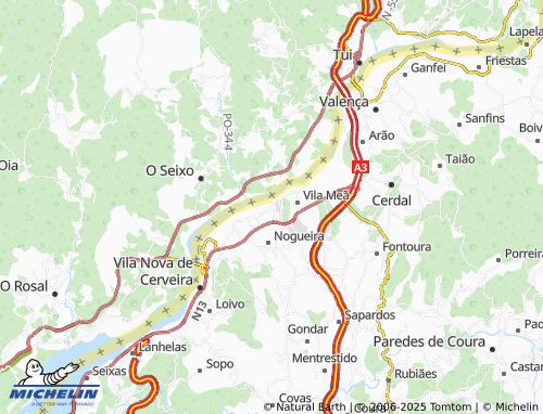Carte MICHELIN Carvalha - ViaMichelin