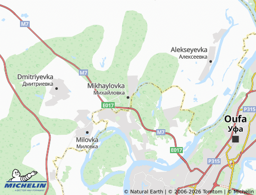MICHELIN-Landkarte Mikhaylovka - ViaMichelin