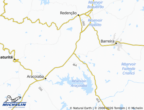 Mapa MICHELIN Antônio Diogo - ViaMichelin