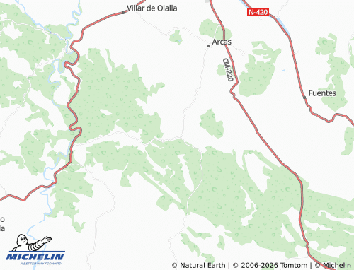MICHELIN-Landkarte Valdetórtolas - ViaMichelin