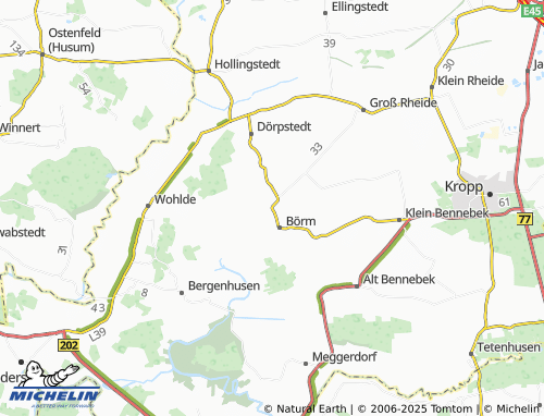 Mapa MICHELIN Börmerkoog - ViaMichelin
