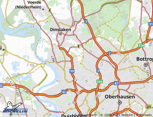 MICHELIN Wehofen map - ViaMichelin
