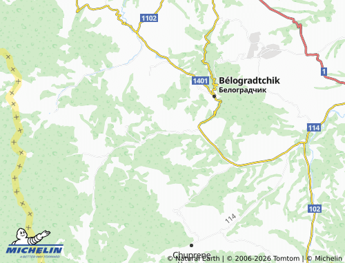 Mappa MICHELIN Chiflik - ViaMichelin