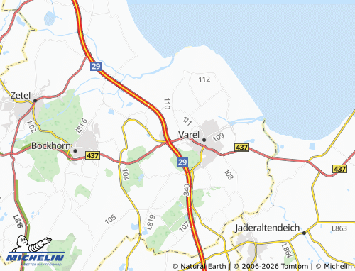 Carte MICHELIN Langendamm - ViaMichelin