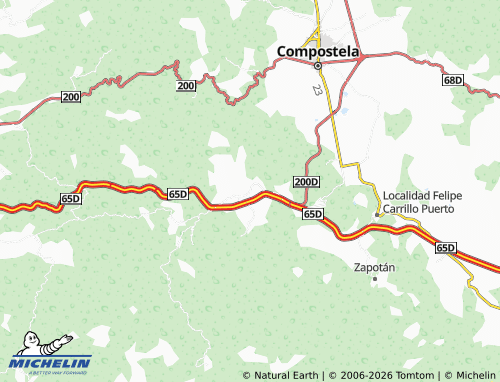 MICHELIN Mazatán map - ViaMichelin