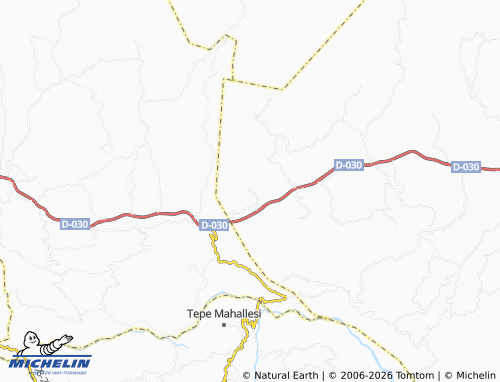 MICHELIN-Landkarte Akgeçit - ViaMichelin