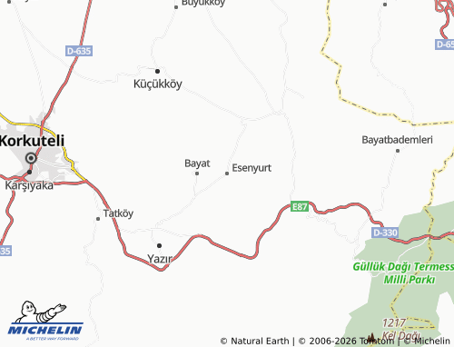 MICHELIN Esenyurt map - ViaMichelin