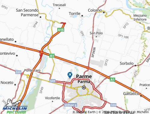 Mappa MICHELIN Baganzola - ViaMichelin