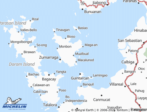 MICHELIN Buntay map - ViaMichelin