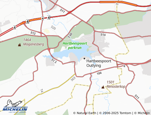 MICHELIN Pecanwood Estate map - ViaMichelin