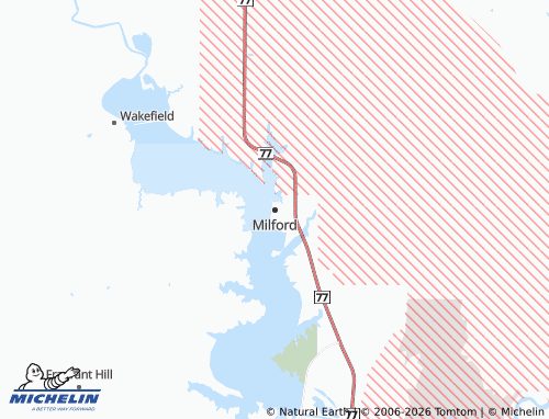 Mappa MICHELIN Milford - ViaMichelin