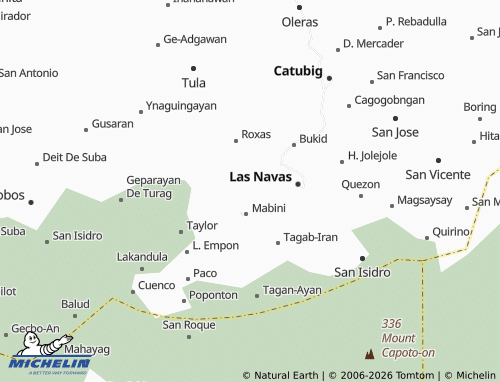 MICHELIN Bugtosan map - ViaMichelin