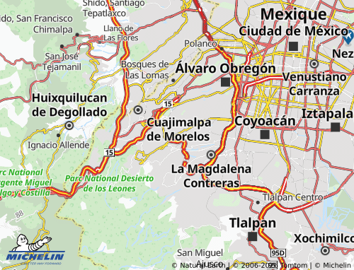 Mapa MICHELIN Bosques de Tarango - ViaMichelin