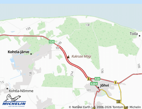 Carte MICHELIN Kukruse - ViaMichelin