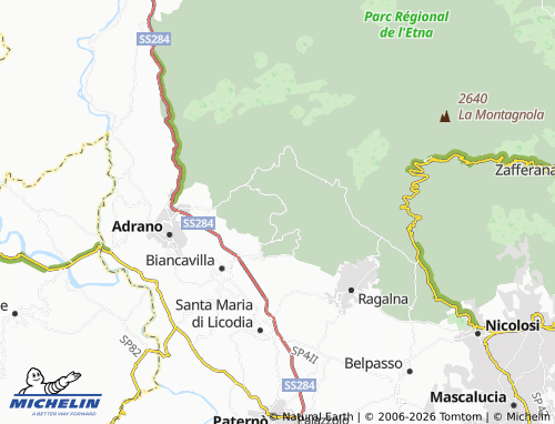 MICHELIN Vallone Rosso map - ViaMichelin