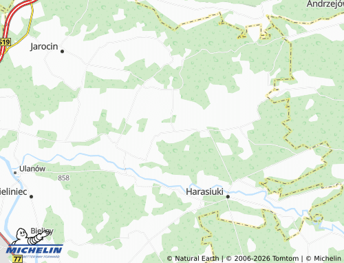 MICHELIN Gózd map - ViaMichelin