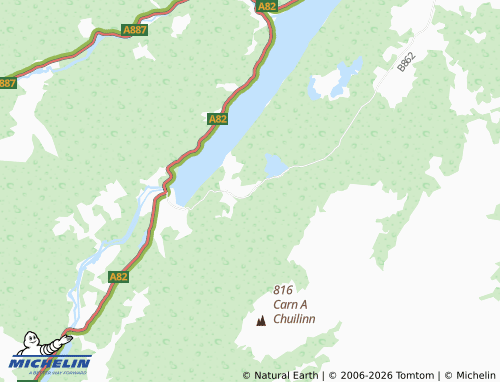 Mappa MICHELIN Glendoebeg - ViaMichelin