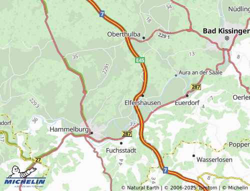 Kaart MICHELIN Feuerthal - ViaMichelin