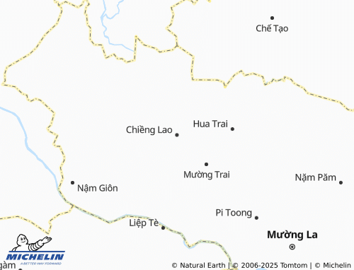 MICHELIN Chiềng Lao map - ViaMichelin