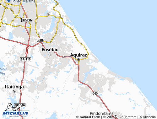 Mappa MICHELIN Aquiraz - ViaMichelin