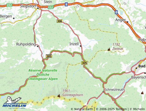 MICHELIN Schmelz map - ViaMichelin