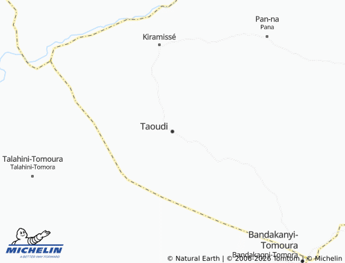 Kaart MICHELIN Taoudi - ViaMichelin