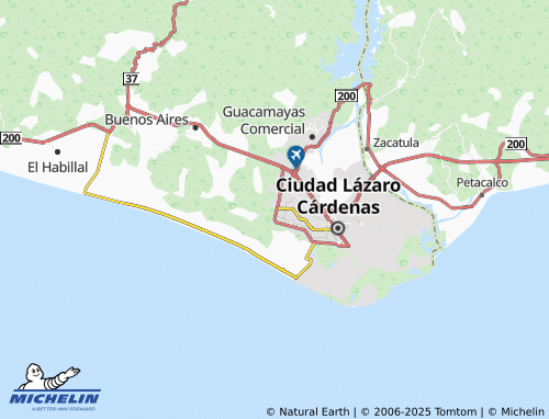MICHELIN Benito Juárez map - ViaMichelin