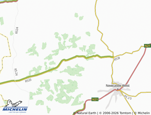 Mappa MICHELIN Carrigkerry - ViaMichelin