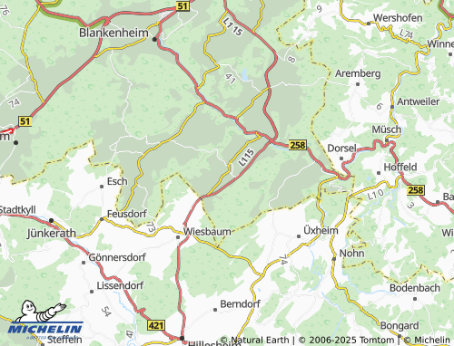 MICHELIN-Landkarte Dollendorf - ViaMichelin