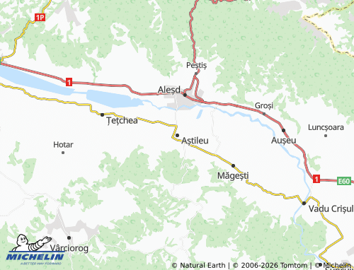 Mappa MICHELIN Aștileu - ViaMichelin
